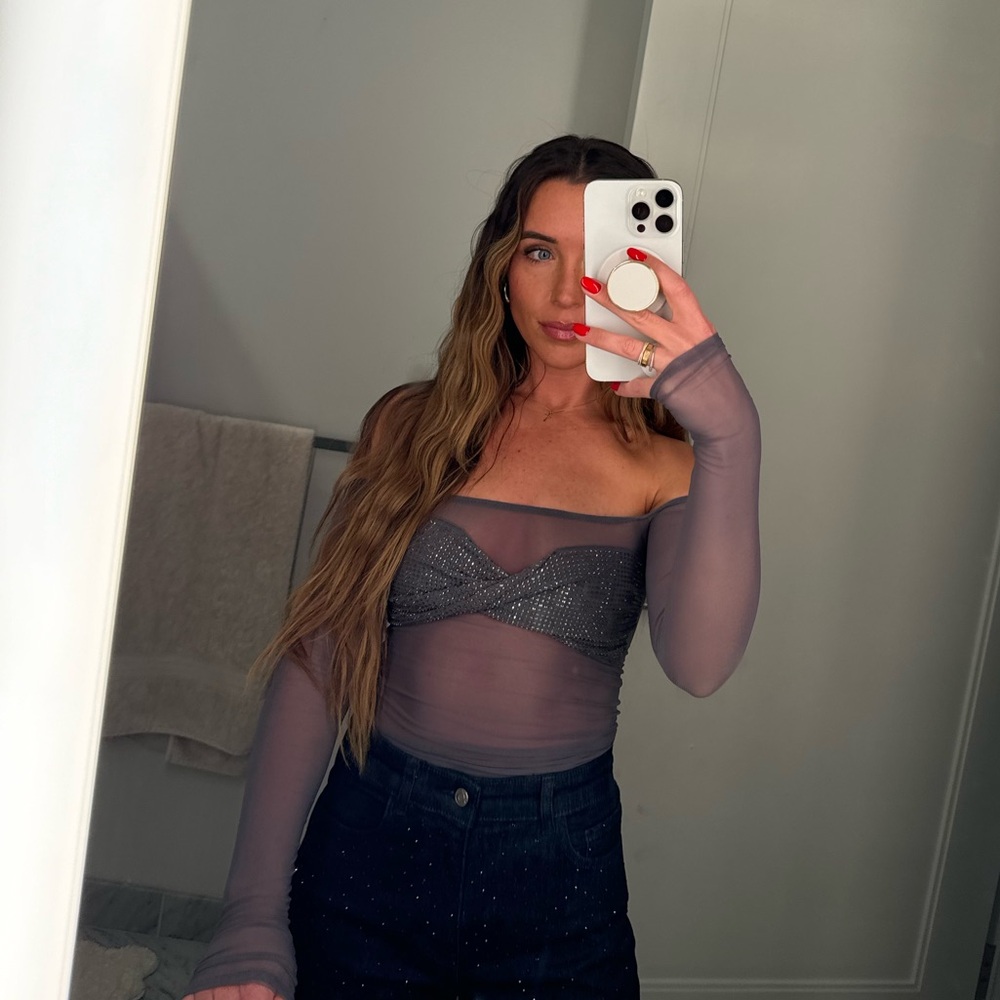 Garcelle- Diamante Off Shoulder Top
